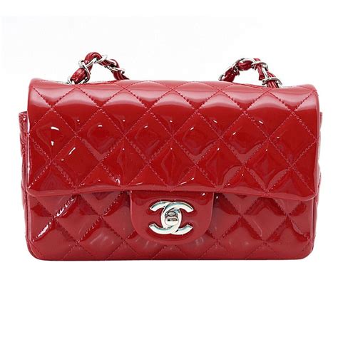 chanel patent mini|Chanel Patent Rectangular Mini Flap .